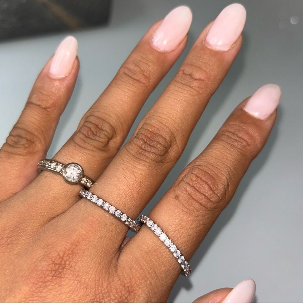 1* ring 925 Silver Diamond Sterling Rings* You choose one1 - Picture 5 of 10